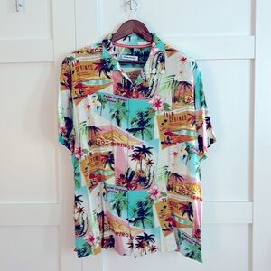 Tommy Bahamas Vibrant Tropical Shirt : Palm Springs Sz XXL